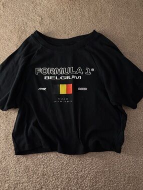 PacSun Black Formula 1 Graphic Tee